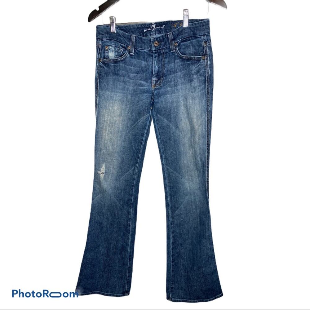 7 for All Humanity 27 A pocket distressed jeans